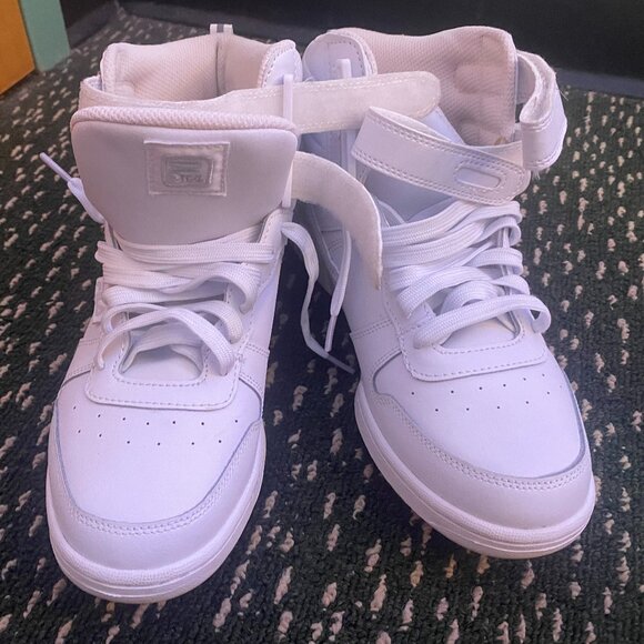White Fila A-High's - Picture 1 of 5